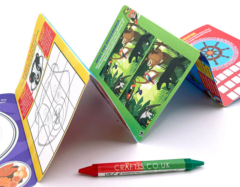 Load image into Gallery viewer, Bizzi packs, Kids activity packs, adventure packs, Bizzi kids activity pack, activity pack.
adventure themed activity packs. Double ended crayons. Craftis double ended crayons. Craftis crayons.
Activities for children, activities for kids.