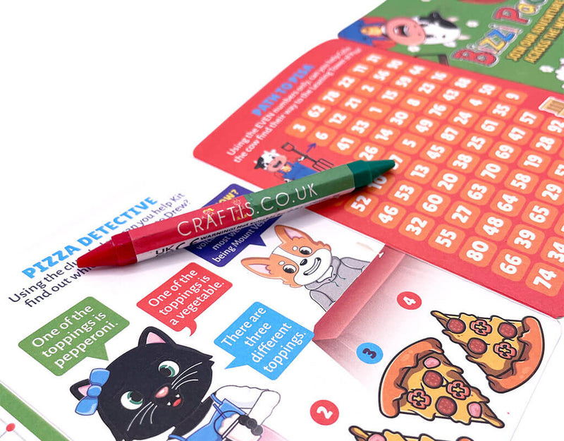 Load image into Gallery viewer, Bizzi packs, Kids activity packs, adventure packs, Bizzi kids activity pack, activity pack.
adventure themed activity packs. Double ended crayons. Craftis double ended crayons. Craftis crayons.
Activities for children, activities for kids.