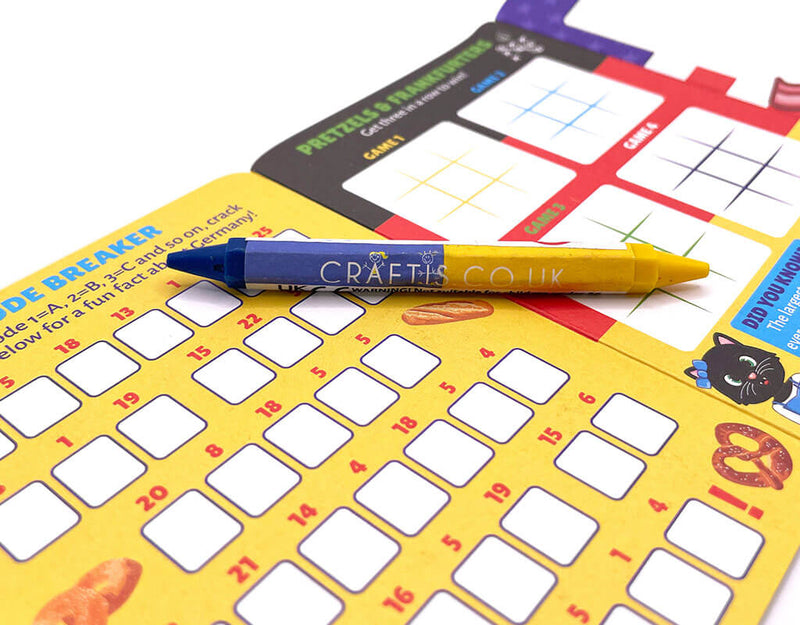 Load image into Gallery viewer, Bizzi packs, Kids activity packs, adventure packs, Bizzi kids activity pack, activity pack.
adventure themed activity packs. Double ended crayons. Craftis double ended crayons. Craftis crayons.
Activities for children, activities for kids.
