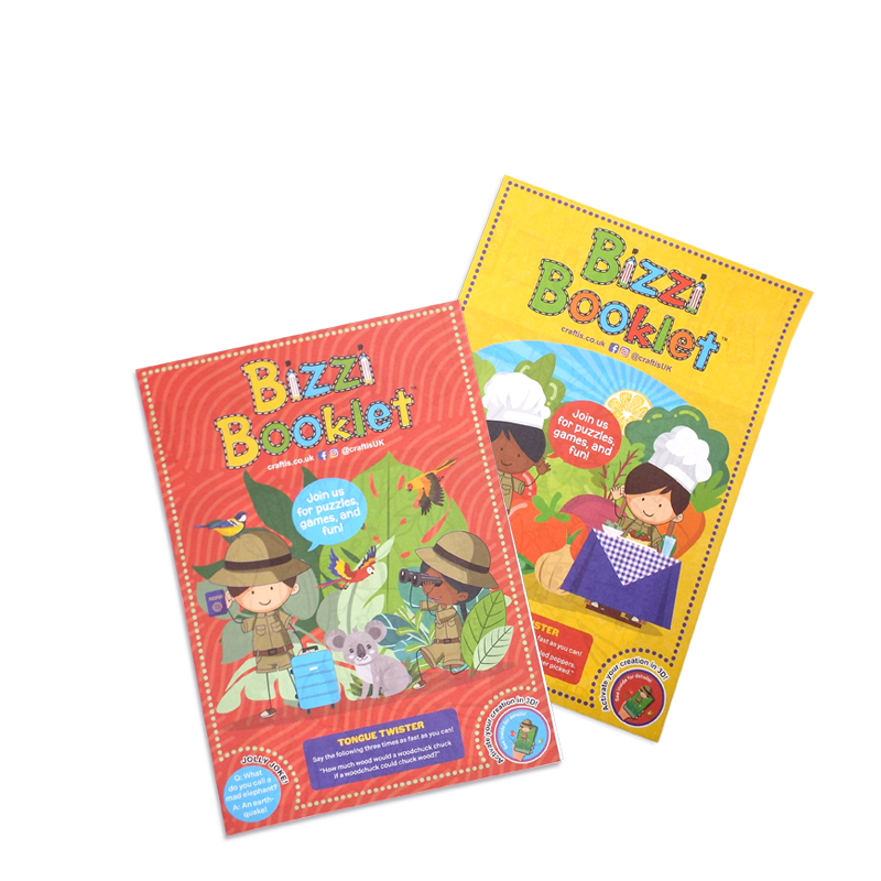 Load image into Gallery viewer, A3 folded to A5 activity booklet, activity booklet for kids. Jungle booklet, Chef booklet. Activities for kids. A3 activities for kid. A5 activities for kids.