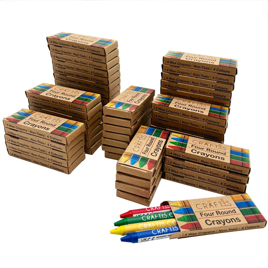 Craftis Round Crayons (Case of 200 crayon packs)