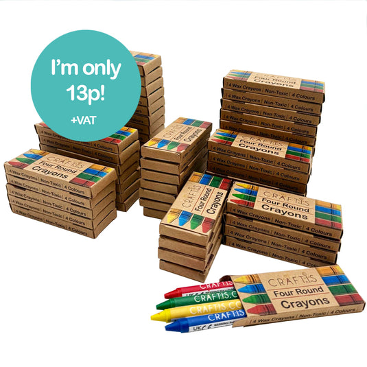 Craftis Round Crayons (Case of 200 crayon packs)