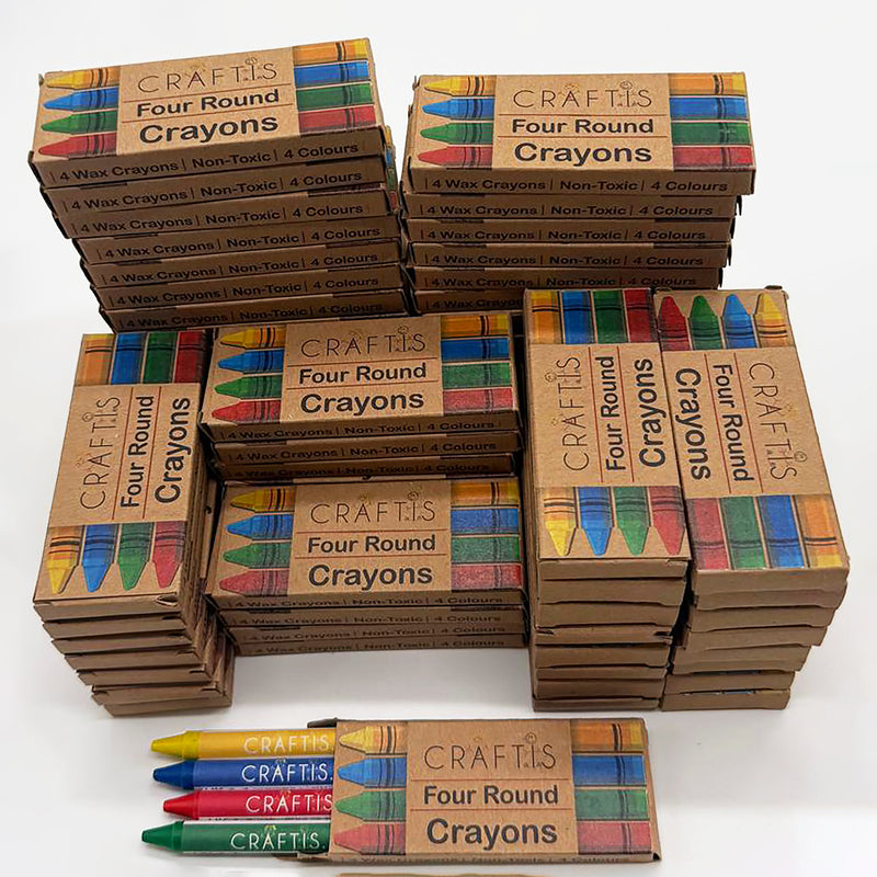 Load image into Gallery viewer, Craftis Round Crayons (Case of 200 crayon packs)