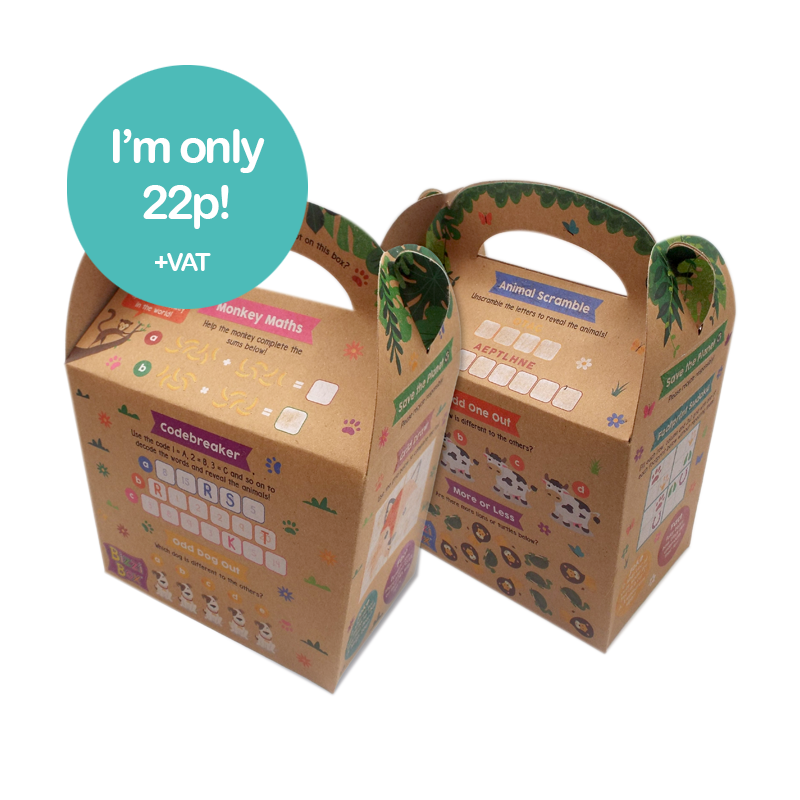 Load image into Gallery viewer, Kraft Bizzi Kids Takeaway Boxes Pet/Farm (Case of 200)