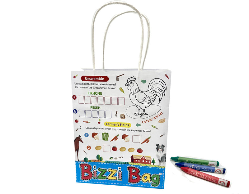 Load image into Gallery viewer, Pet Meal Bags, Farm meal bags, safari meal bags, zoo meal bags.
Pet animals, farm animals, safari animals, zoo animals.
Craftis Crayons, round crayons, Craftis round crayons.
Whit meal bags, White bizzi bags.
