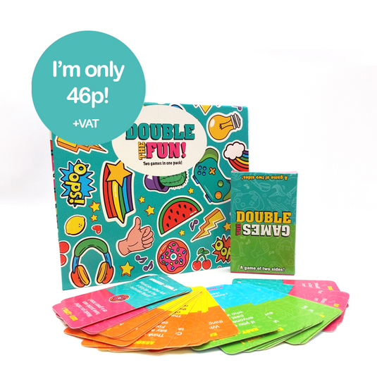 Double the fun game, Mini games, family card game, Snakes & Ladders Board game, kid friendly mini games, card games for children.