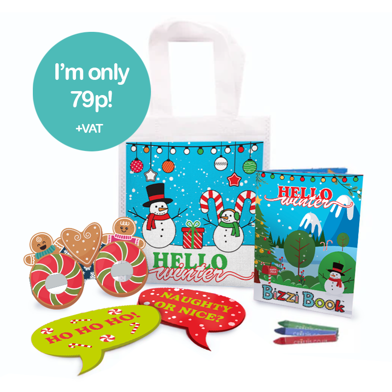 Load image into Gallery viewer, Hello Winter Bizzi Kids Activity Bags (Case of 200)