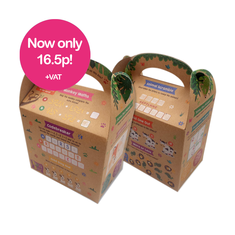 Load image into Gallery viewer, Kraft Bizzi Kids Takeaway Boxes Pet/Farm (Case of 200)
