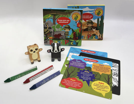 Bizzi Kids Activity Pack (Fold Out) with AR Scan & Play (Case of 400)