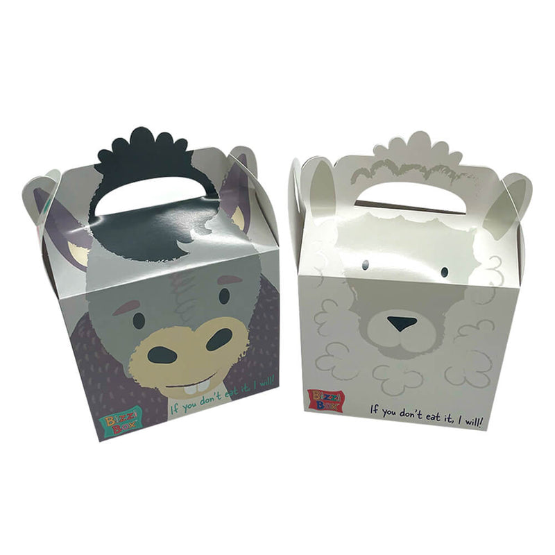 Load image into Gallery viewer, Farmyard Bizzi Kids Takeaway Boxes Sheep/Donkey (Case of 200)
