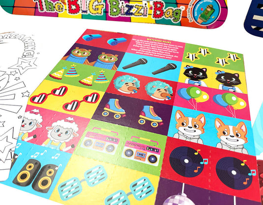 Sports/Disco Big Bizzi Party Bag with AR Scan & Play (Case of 60)