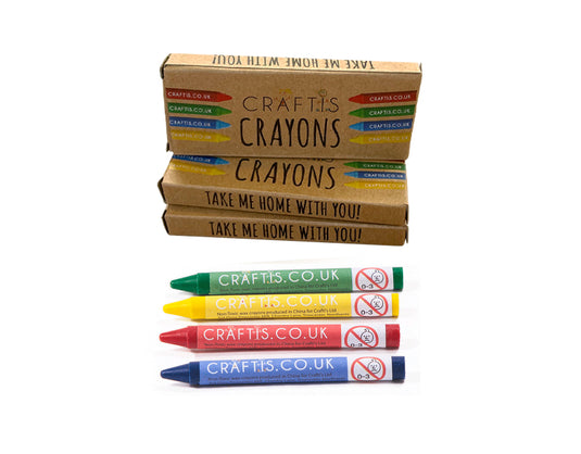 Craftis Round Crayons (Case of 200 crayon packs)