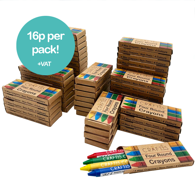 Load image into Gallery viewer, Craftis Round Crayons (Case of 200 crayon packs)
