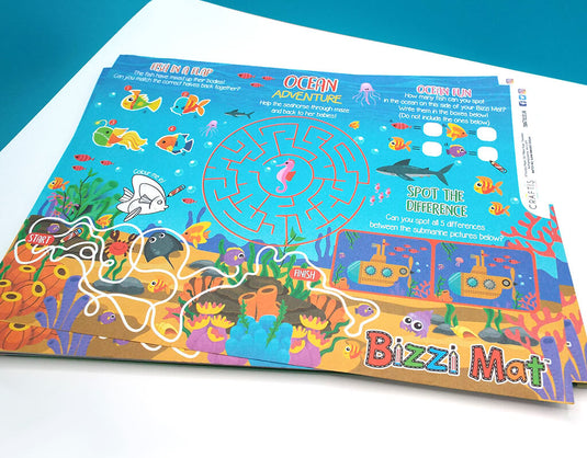 Craftis Childrens Activity Sheets Menu Mats Colouring In Games Puzzles Activities Woodland Ocean Garden Tropical Crayons 2