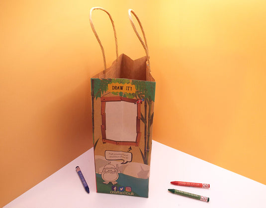 Kraft Bizzi Kids Takeaway Bags Pet/Farm/Safari/Zoo (Case of 200)
